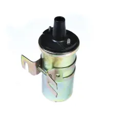 Bobine d'allumage métallique avec support, prête à être installée pour un allumage fiable.