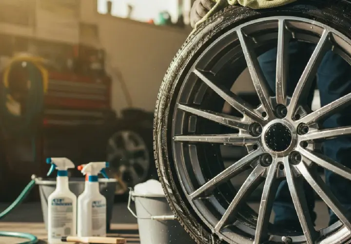 Apprenez comment nettoyer les jantes de voiture avec des produits et une éponge. Un nettoyage méticuleux pour un éclat parfait.
