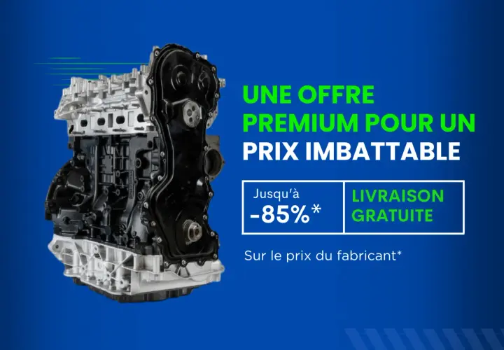 Moteur automobile en promotion, idéal pour un échange standard. Offre premium avec -85% et livraison gratuite.