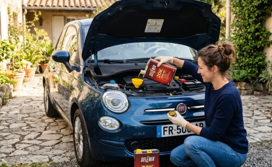 Vidange Fiat 500 - fréquence, huile et prix à connaître