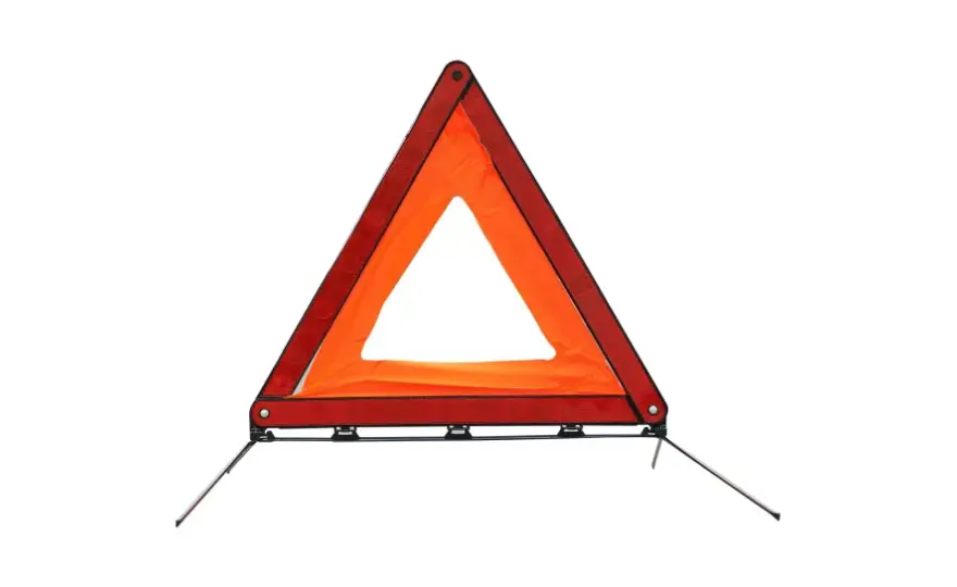 Triangle de présignalisation - L'utiliser sans danger, c'est vital