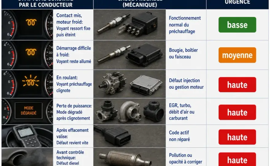 Diesel qui s'éteint en roulant - Causes et diagnostic rapide