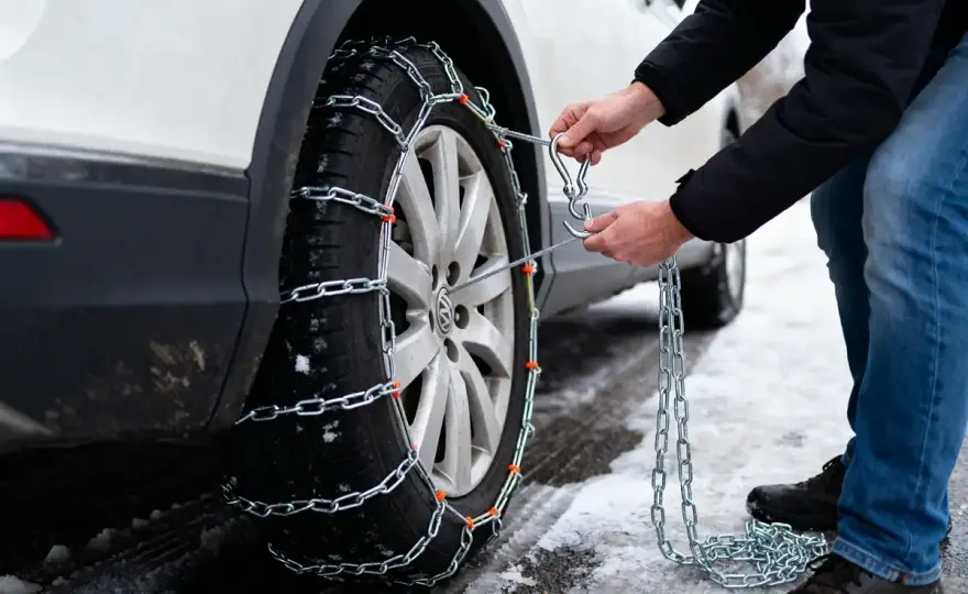 Chaînes à neige - comment bien les monter et les utiliser