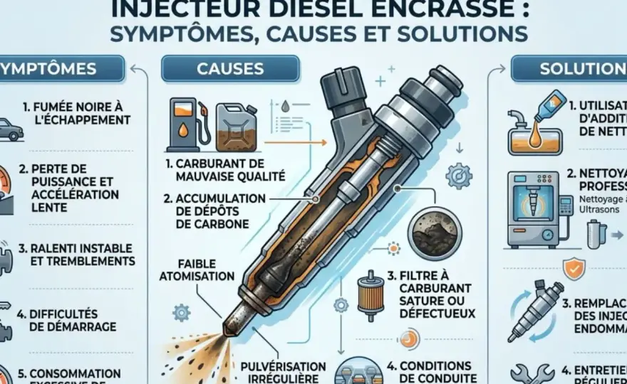 Injecteur défectueux - Signes, causes et solutions fiables
