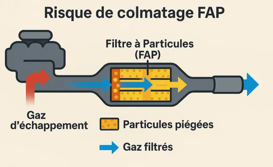FAP encrassé - Signes, risques et solutions pour votre moteur