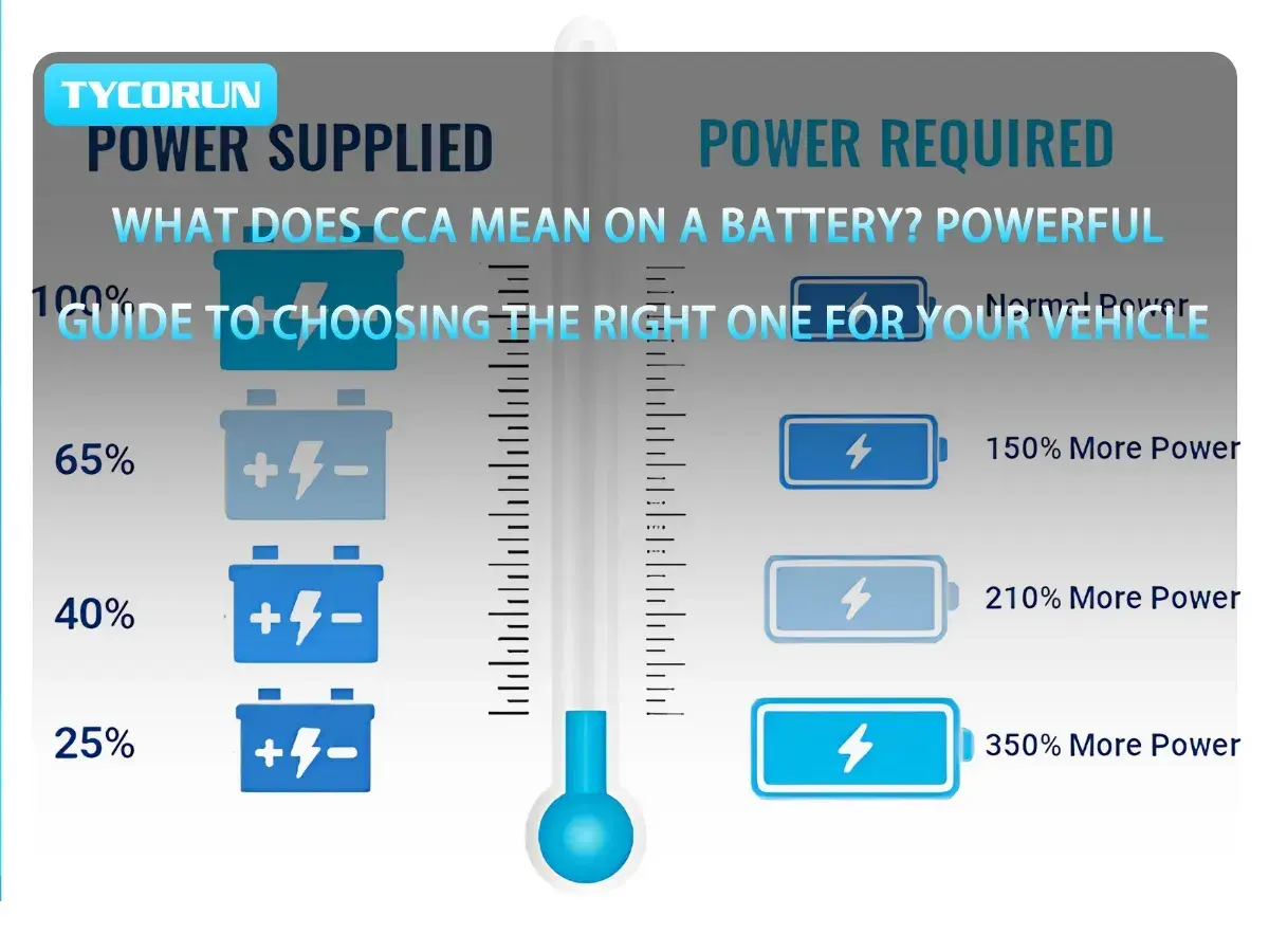 Guide pour choisir l'ampérage batterie voiture. Illustration montrant la puissance fournie par rapport à la puissance requise pour un véhicule.