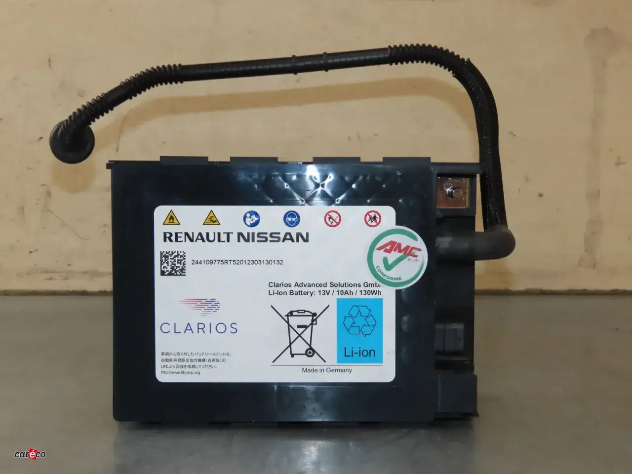 Batterie Li-ion pour Renault Captur, 13V/10Ah/130Wh. La durée de vie batterie Renault Captur dépend de son entretien.